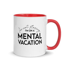 Load image into Gallery viewer, Mental Vacation Mug with Color Inside - Lioness Merch