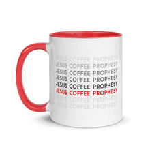 Load image into Gallery viewer, Jesus Coffee Prophesy Mug with Color Inside - Lioness Merch