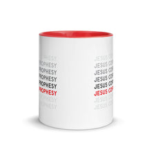 Load image into Gallery viewer, Jesus Coffee Prophesy Mug with Color Inside - Lioness Merch