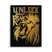 Load image into Gallery viewer, Unlock my Roar Canvas Print - Lioness Merch