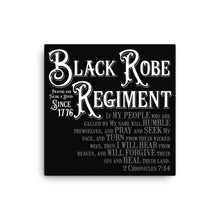 Load image into Gallery viewer, Black Robe Regiment Canvas Print - Lioness Merch