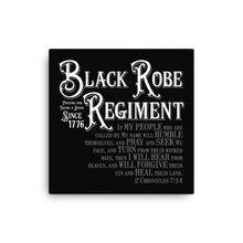 Load image into Gallery viewer, Black Robe Regiment Canvas Print - Lioness Merch