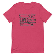 Load image into Gallery viewer, Love Never Fails - Unisex - Multi Colors - Lioness Merch