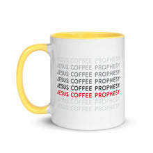 Load image into Gallery viewer, Jesus Coffee Prophesy Mug with Color Inside - Lioness Merch