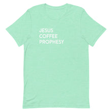 Load image into Gallery viewer, Jesus Coffee Prophesy T-Shirt - Unisex - Multi-Colors - Lioness Merch