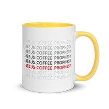 Load image into Gallery viewer, Jesus Coffee Prophesy Mug with Color Inside - Lioness Merch