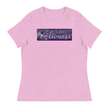 Load image into Gallery viewer, I Am Lioness ©_Brand Text_Women's Relaxed T-Shirt - Lioness Merch