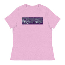 Load image into Gallery viewer, I Am Lioness ©_Slim Text_Women's Relaxed T-Shirt - Lioness Merch