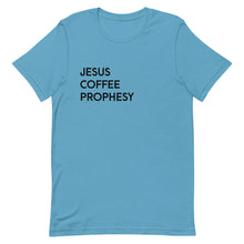 Load image into Gallery viewer, Jesus Coffee Prophesy T-Shirt - Unisex - Multi-Colors - Lioness Merch