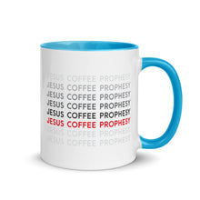 Load image into Gallery viewer, Jesus Coffee Prophesy Mug with Color Inside - Lioness Merch