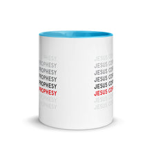 Load image into Gallery viewer, Jesus Coffee Prophesy Mug with Color Inside - Lioness Merch