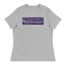Load image into Gallery viewer, I Am Lioness ©_Brand Text_Women's Relaxed T-Shirt - Lioness Merch