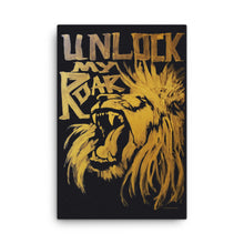 Load image into Gallery viewer, Unlock my Roar Canvas Print - Lioness Merch