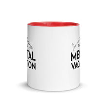 Load image into Gallery viewer, Mental Vacation Mug with Color Inside - Lioness Merch