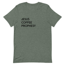 Load image into Gallery viewer, Jesus Coffee Prophesy T-Shirt - Unisex - Multi-Colors - Lioness Merch
