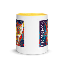 Load image into Gallery viewer, Lioness Graphic Mug with Color Inside - Lioness Merch
