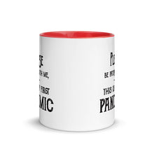 Load image into Gallery viewer, Pandemic Mug w/Vintage txt - Color Inside - Lioness Merch
