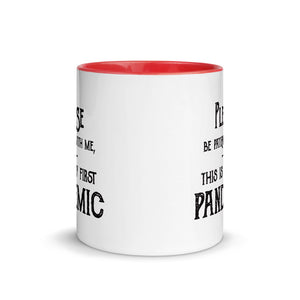 Pandemic Mug w/Vintage txt - Color Inside - Lioness Merch