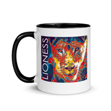 Load image into Gallery viewer, Lioness Graphic Mug with Color Inside - Lioness Merch
