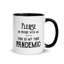 Load image into Gallery viewer, Pandemic Mug w/Vintage txt - Color Inside - Lioness Merch
