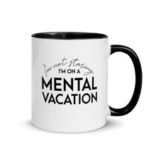 Load image into Gallery viewer, Mental Vacation Mug with Color Inside - Lioness Merch
