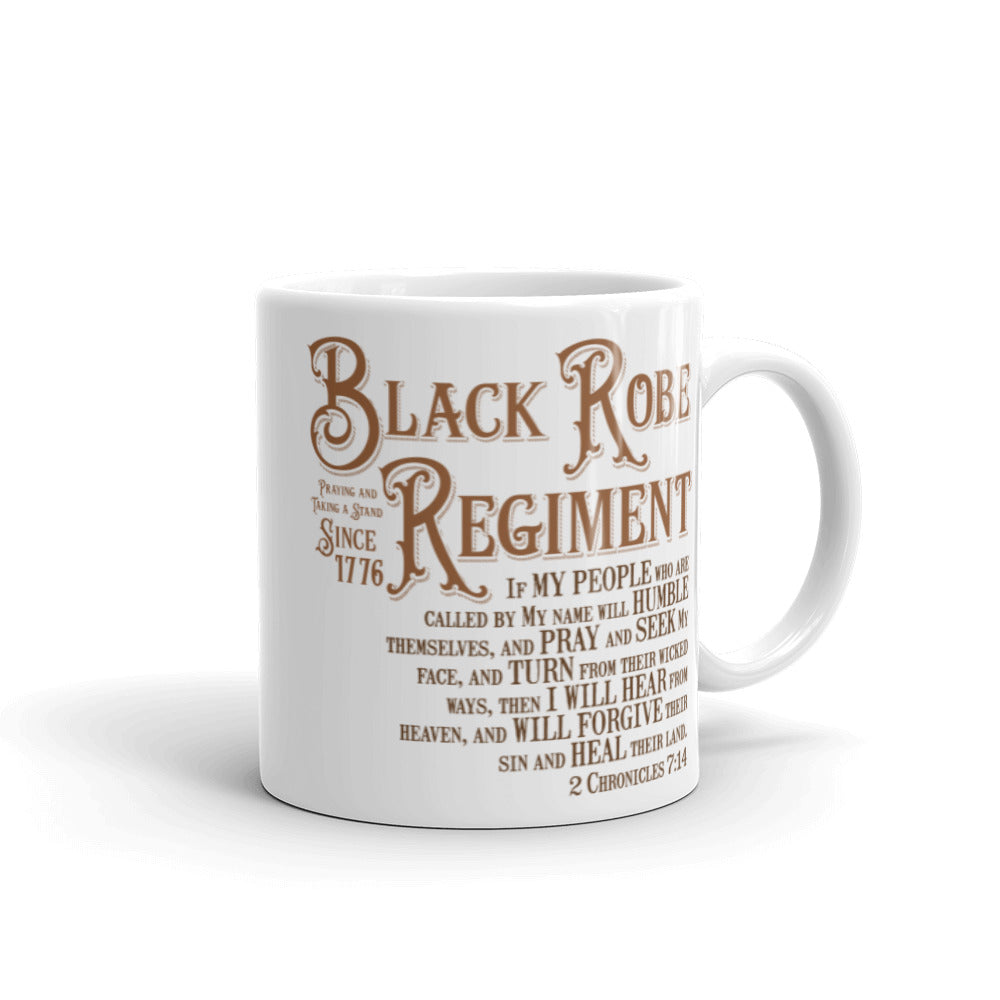 Black Robe Regiment Mug 11 oz & 15oz - Lioness Merch