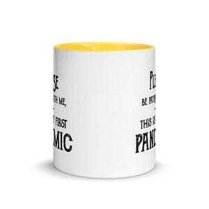 Pandemic Mug w/Vintage txt - Color Inside - Lioness Merch