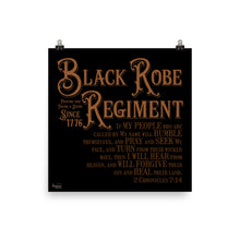 Load image into Gallery viewer, Black Robe Regiment Photo paper poster - Lioness Merch
