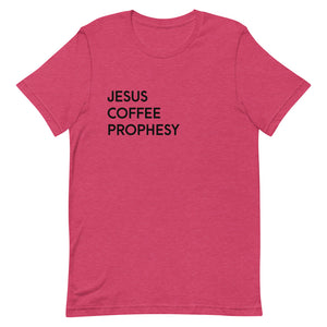 Jesus Coffee Prophesy T-Shirt - Unisex - Multi-Colors - Lioness Merch