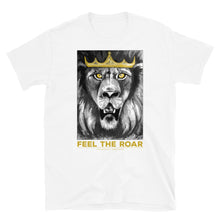 Load image into Gallery viewer, Feel the Roar Lion of Judah T-Shirt - Unisex - Lioness Merch
