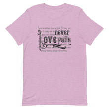 Load image into Gallery viewer, Love Never Fails - Unisex - Multi Colors - Lioness Merch
