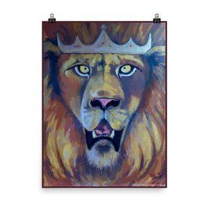 Lion of Judah Photo paper poster - Lioness Merch