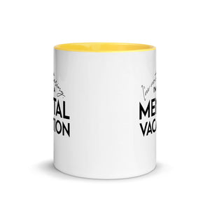 Mental Vacation Mug with Color Inside - Lioness Merch