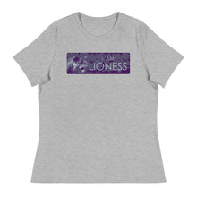 Load image into Gallery viewer, I Am Lioness ©_Slim Text_Women&#39;s Relaxed T-Shirt - Lioness Merch
