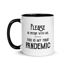 Load image into Gallery viewer, Pandemic Mug w/Vintage txt - Color Inside - Lioness Merch
