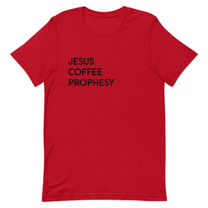 Jesus Coffee Prophesy T-Shirt - Unisex - Multi-Colors - Lioness Merch