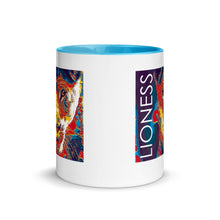 Load image into Gallery viewer, Lioness Graphic Mug with Color Inside - Lioness Merch
