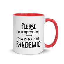 Load image into Gallery viewer, Pandemic Mug w/Vintage txt - Color Inside - Lioness Merch
