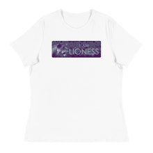 Load image into Gallery viewer, I Am Lioness ©_Slim Text_Women&#39;s Relaxed T-Shirt - Lioness Merch
