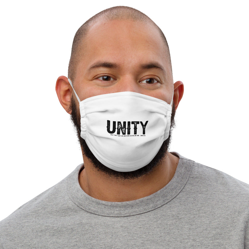 Unity_with Scripture_White Face Mask - Lioness Merch