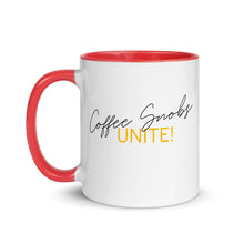 Load image into Gallery viewer, Coffee Snobs Unite! Mug with Color Inside - Lioness Merch
