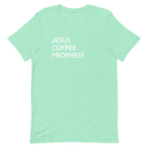 Jesus Coffee Prophesy T-Shirt - Unisex - Multi-Colors - Lioness Merch