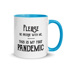 Load image into Gallery viewer, Pandemic Mug w/Vintage txt - Color Inside - Lioness Merch
