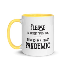 Load image into Gallery viewer, Pandemic Mug w/Vintage txt - Color Inside - Lioness Merch
