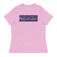 Load image into Gallery viewer, I Am Lioness ©_Slim Text_Women&#39;s Relaxed T-Shirt - Lioness Merch
