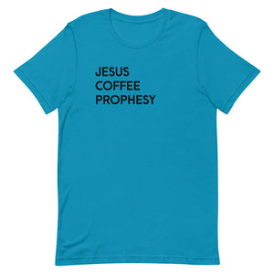 Jesus Coffee Prophesy T-Shirt - Unisex - Multi-Colors - Lioness Merch