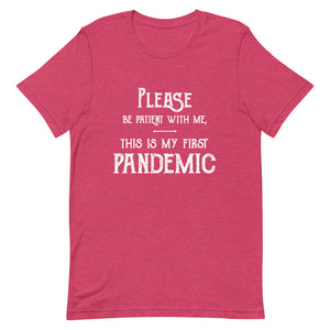 Pandemic Must Have T-Shirt - Unisex  - Vintage Text, Multi Colors - Lioness Merch