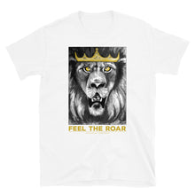 Load image into Gallery viewer, Feel the Roar Lion of Judah T-Shirt - Unisex - Lioness Merch
