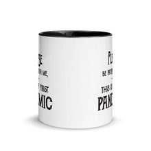 Load image into Gallery viewer, Pandemic Mug w/Vintage txt - Color Inside - Lioness Merch
