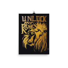 Load image into Gallery viewer, Unlock My Roar Photo Paper Poster - Lioness Merch
